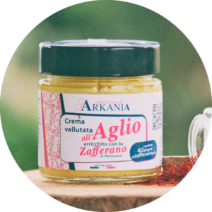 Crema vellutata all'aglio e zafferano